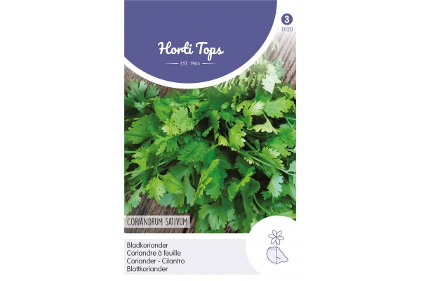 Koriander, fijnzadig traagschietend