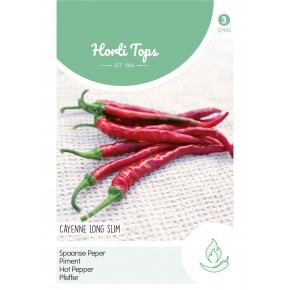 Peper Cayenne long slim, Spaanse lange rode