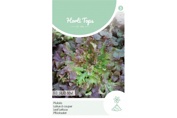 Pluksla, Red Salad Bowl, eikenbladsla