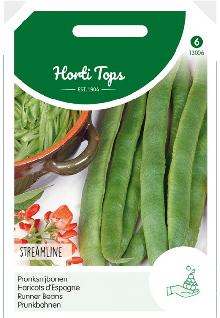 Pronksnijbonen Streamline, Roodbloeiers, 100g