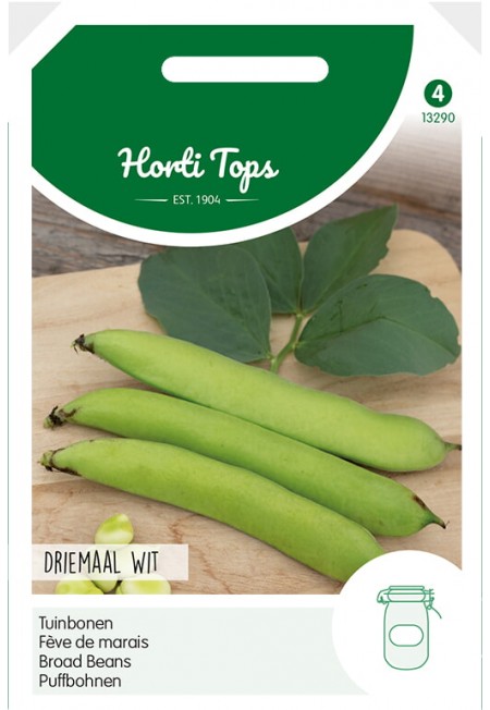 Tuinbonen Driemaal Wit, 100g