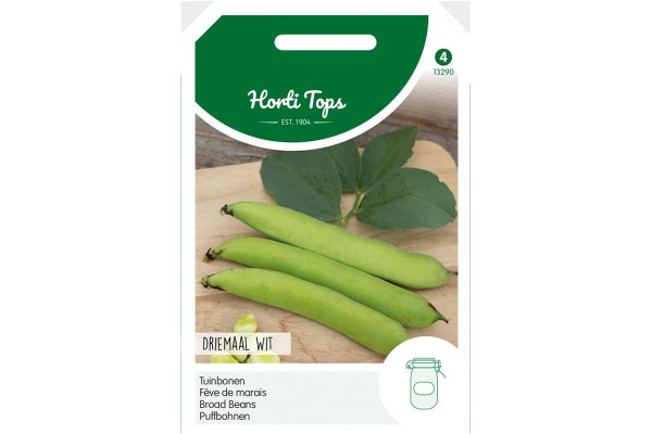 Tuinbonen Driemaal Wit, 100g