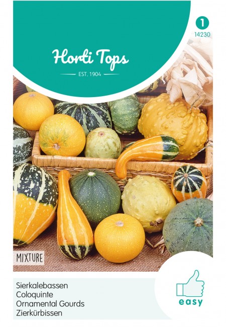 Cucurbita, Sierkalebas kleinvruchtig gemengd