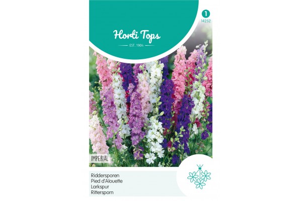Delphinium, Ridderspoor Imperial Gemengd