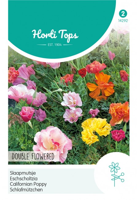 Eschscholtzia, Slaapmutsje dubbelbloemig gemengd