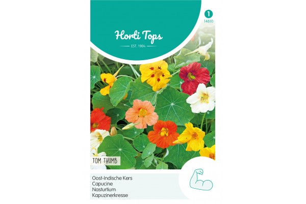 Tropaeolum, Oost-Indische Kers Tom Thumb