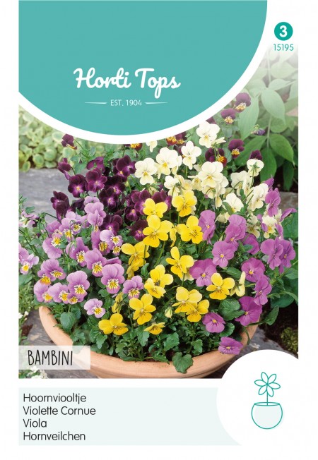 Viola, Hoornviooltje Bambini gemengd